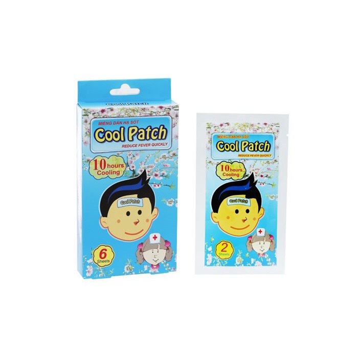 Miếng dán hạ sốt cood-kid (Hộp 6 miếng dán) - Nguồn gốc thảo dược