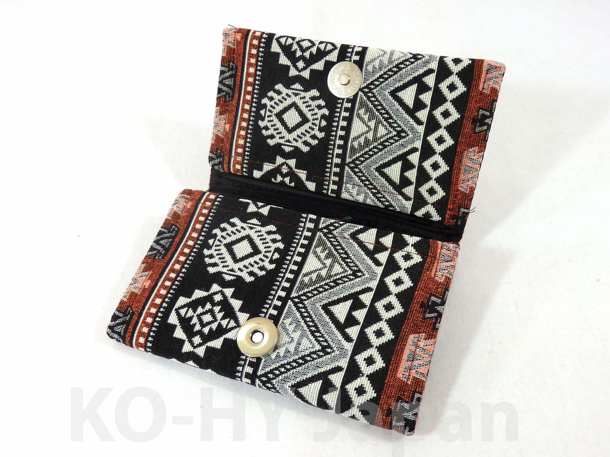 [HCM]Ví thời trang No brand Ethnic pattern folded wallet