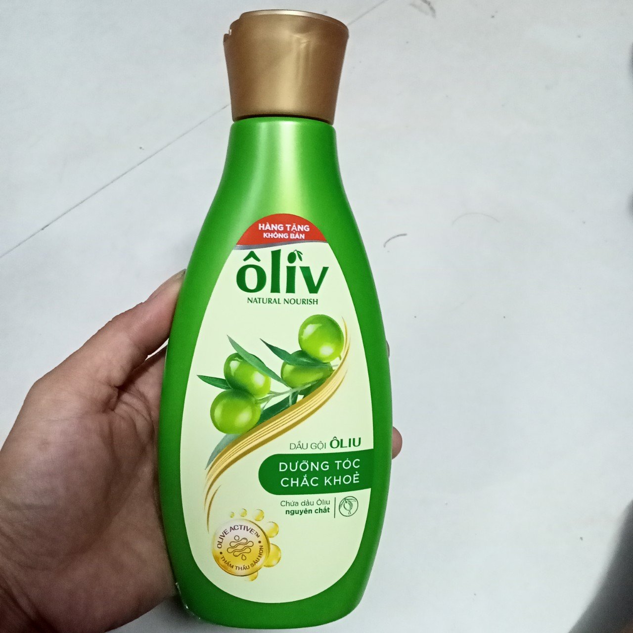 combo dấu gội sữa tắm oliv 165ml (hàng tặng)