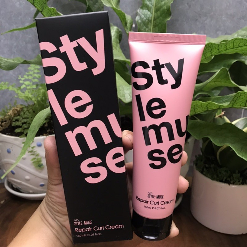 KEM TẠO KIỂU PHỤC HỒI DÀNH CHO TÓC XOĂN ATS REPAIR CURL STYLE MUSE CREAM HÀN QUỐC 150ML