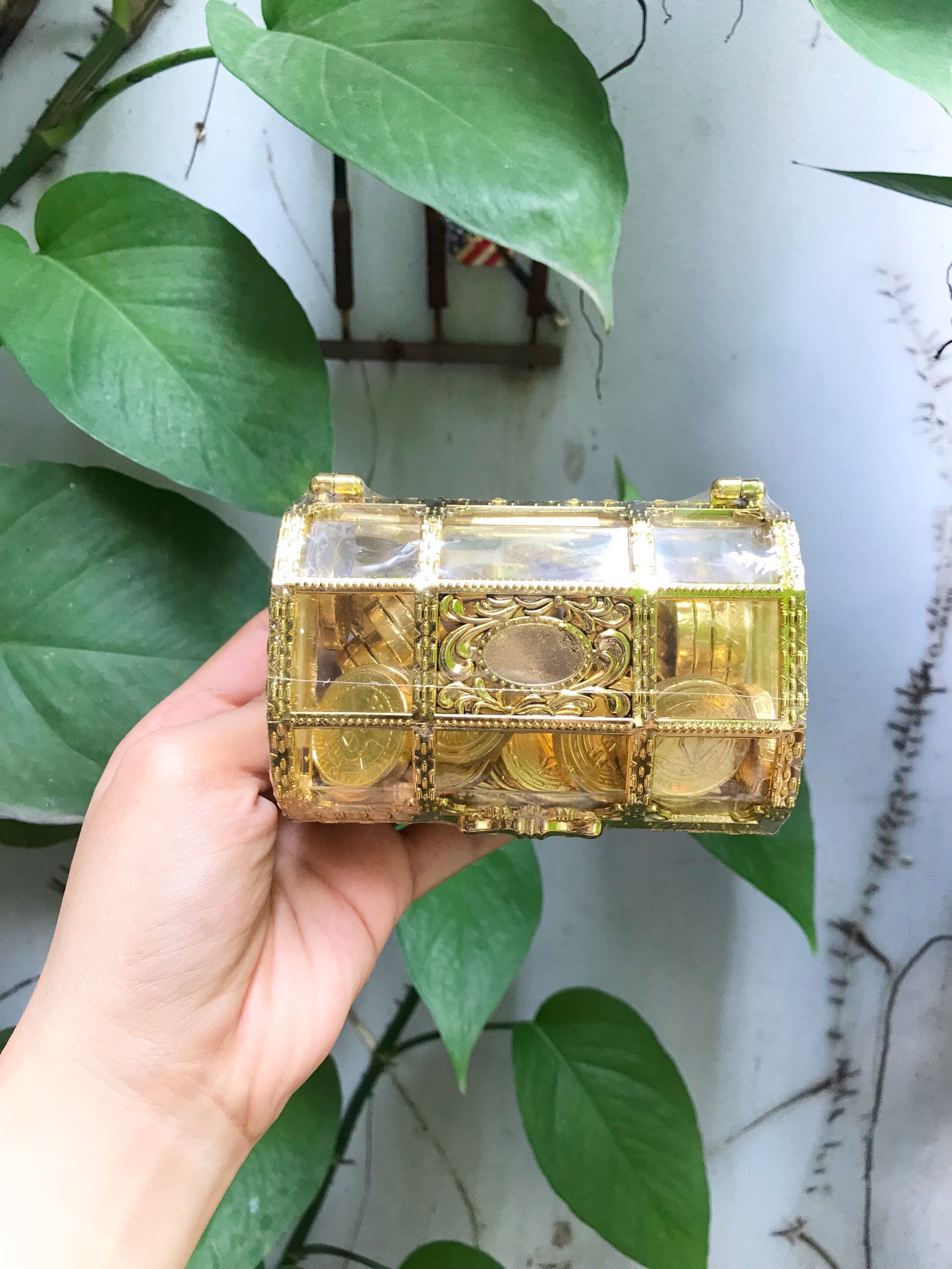 Kẹo Sôcôla Đồng Tiền Rương Thái Lan (Hộp 120g)
