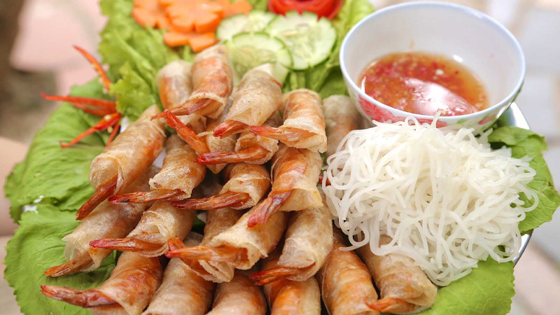 Chả ram tôm đất Bình Định cỡ lớn (20 vỉ - 10kg)
