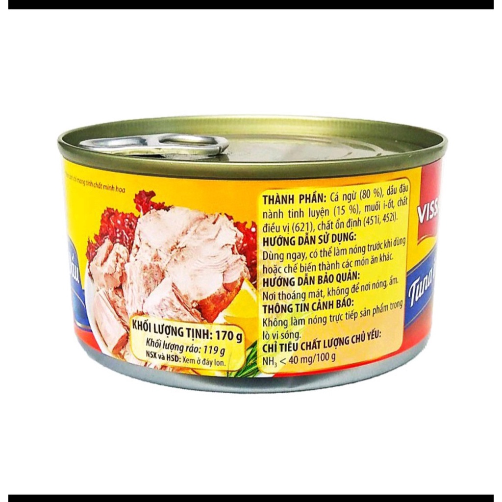 Cá Ngừ Sốt Dầu Vissan 170g(  Date Mới)
