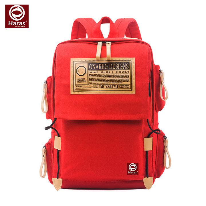 Balo UNISEX Thời Trang HARAS HRSR008 Đường may chắc chắn; ngăn chứ tiện dụng, Thiết kê thời trang - Bảo hành 2 tháng