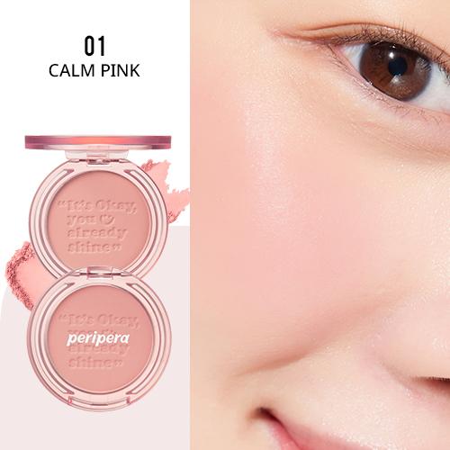 Phấn má hồng Peripera Pure Blushed Sunshine Cheek 4.2G