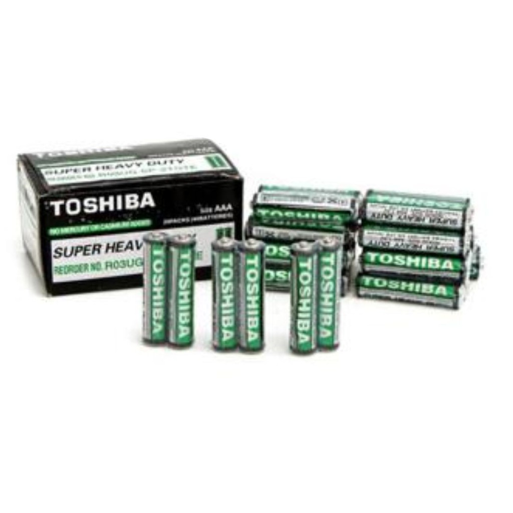 20 viên pin đũa, nhí, AAA Toshiba (10 cặp)