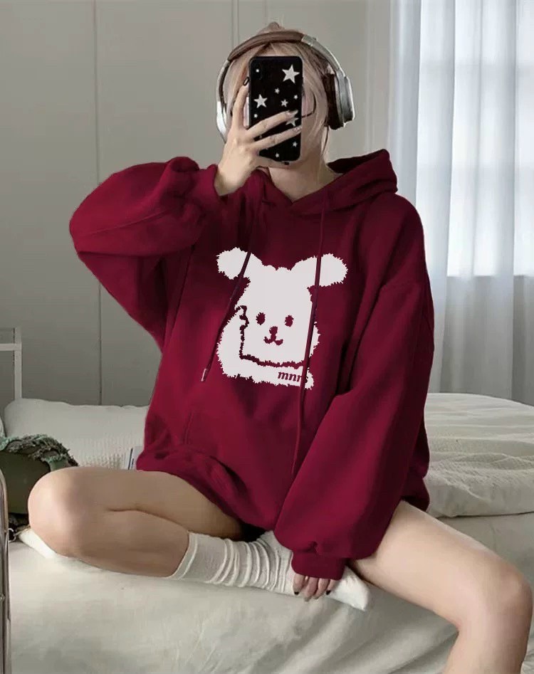 Áo Khoác Hoodie Thỏ Siêu Xinh