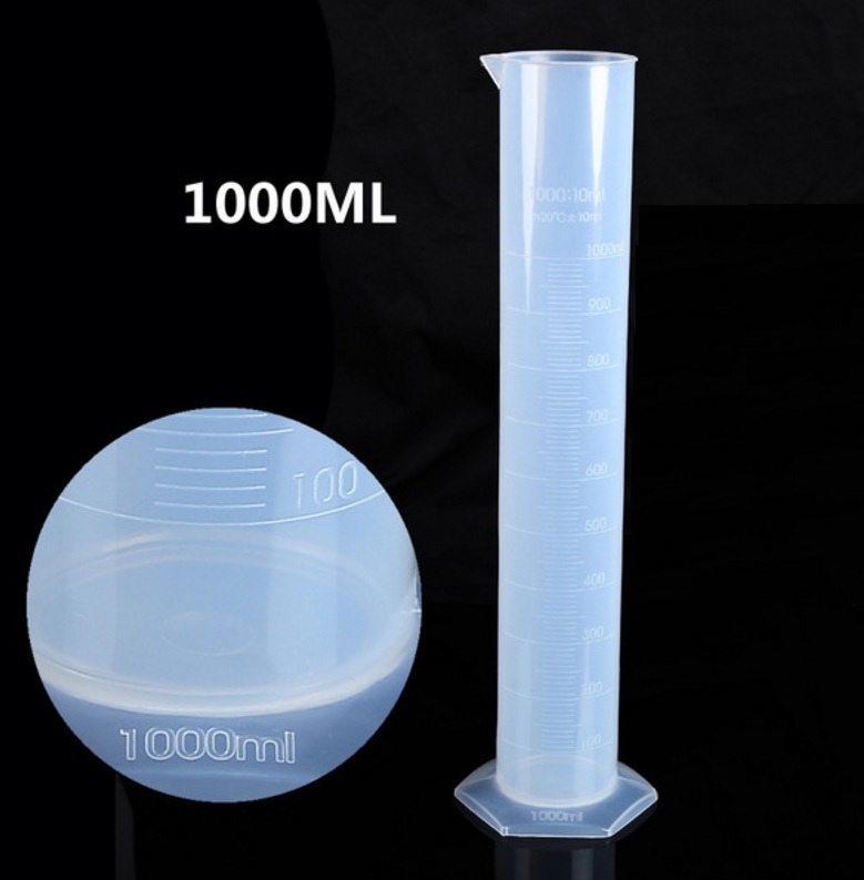 Ống đong nhựa 1000ml chia vạch định mức