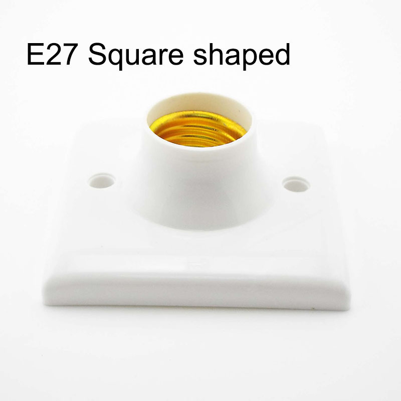QKKQLA Screw Lamp Base E27 Plug Socket Light Bulb AC Wall Holder Adapter Snap-in Lamp Holder