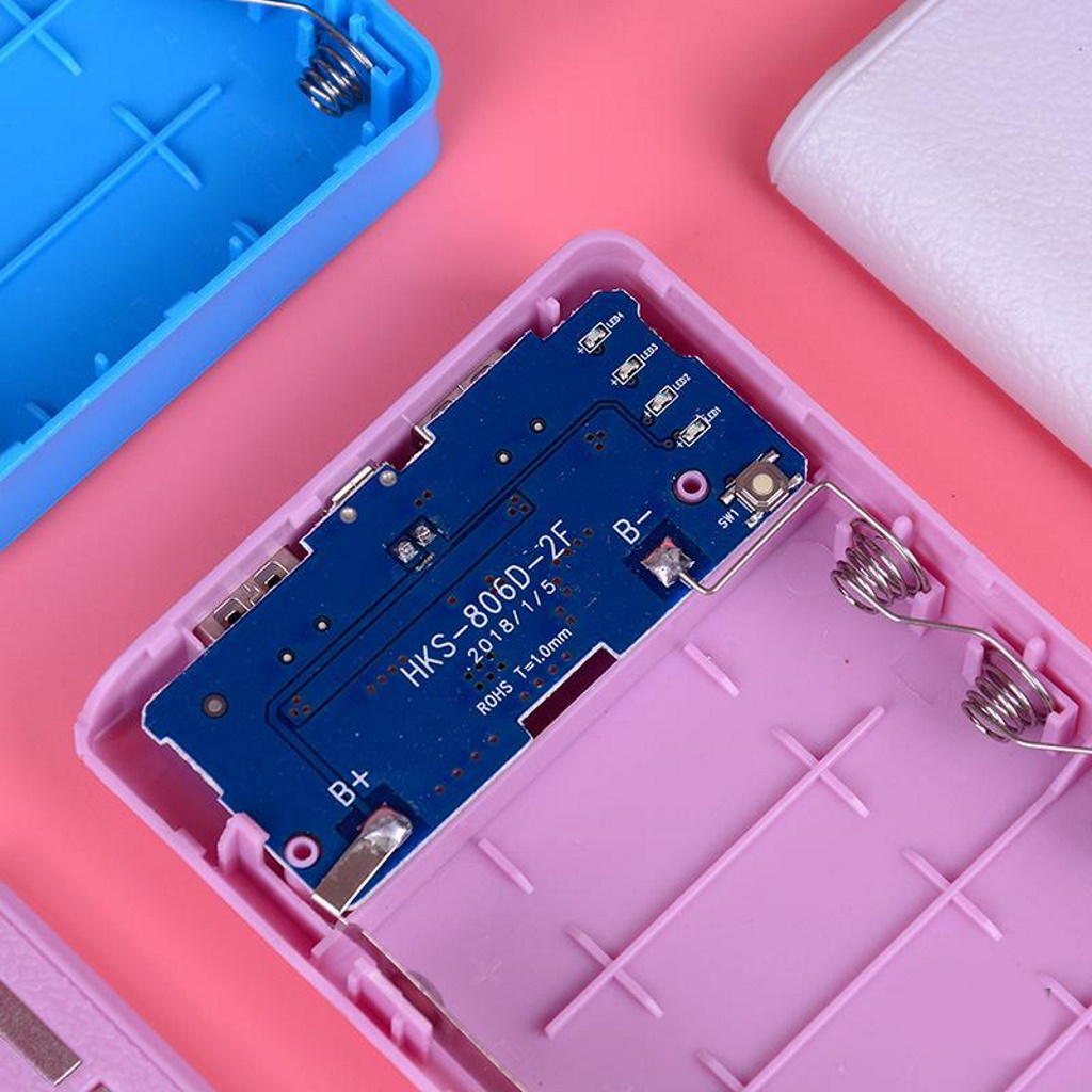 Box Sạc, Vỏ Sạc Dự Phòng 6 Pin 18650 (Loại Tốt)