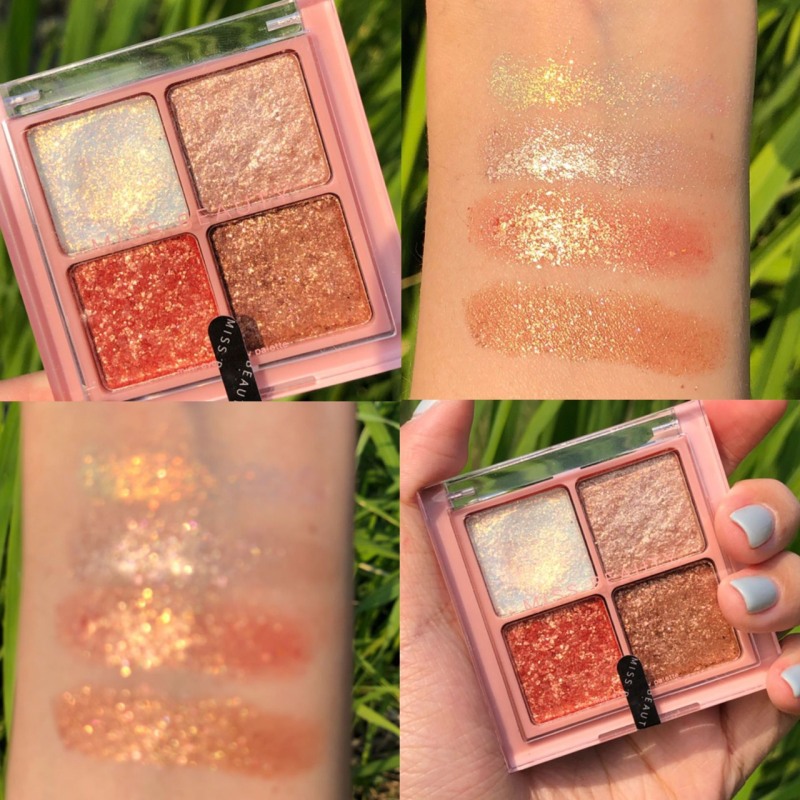 Bảng phấn mắt 4 màu long lanh siêu đẹp Miss Beauty