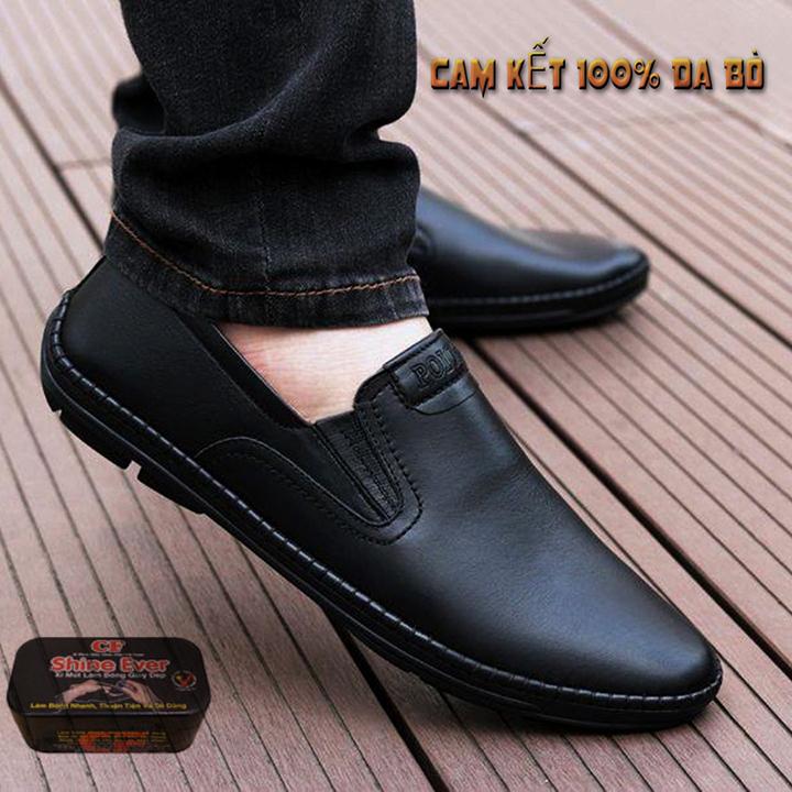 Men's Loafers, Men's Cowhide Shoes (Free Xi)