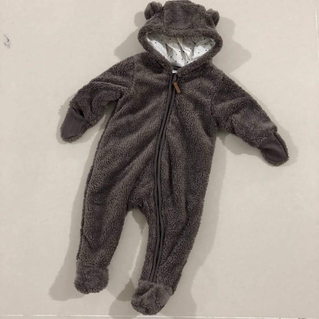 BODY Lông cừu màu nâu, kem dành cho bé 3 - 9 kg