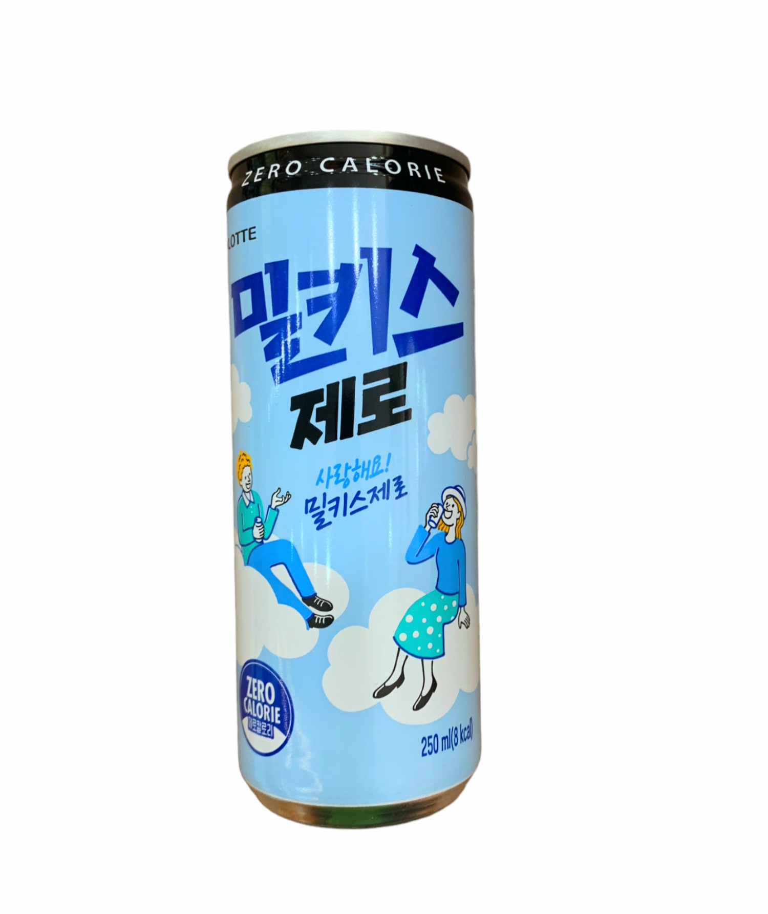 Nước soda sữa Milkis Lotte Hàn Quốc lon 250ml