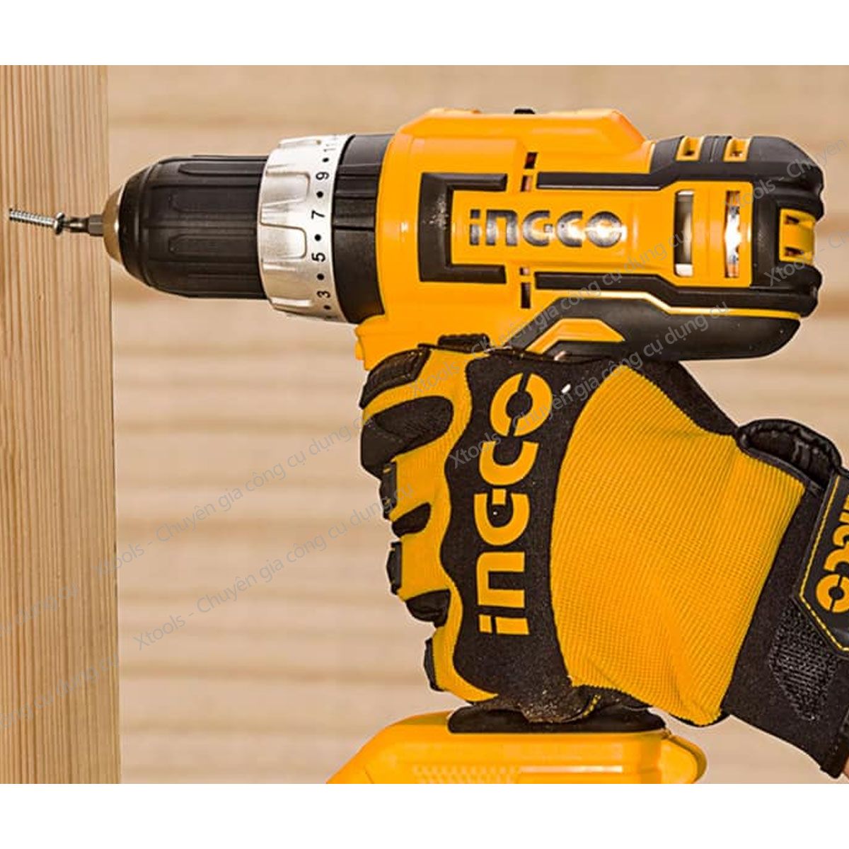 20V ingco cidli20031 2 speed battery concrete drill 13mm drill bit automatic drill bit with 2 pin 50 accessories portable battery drill