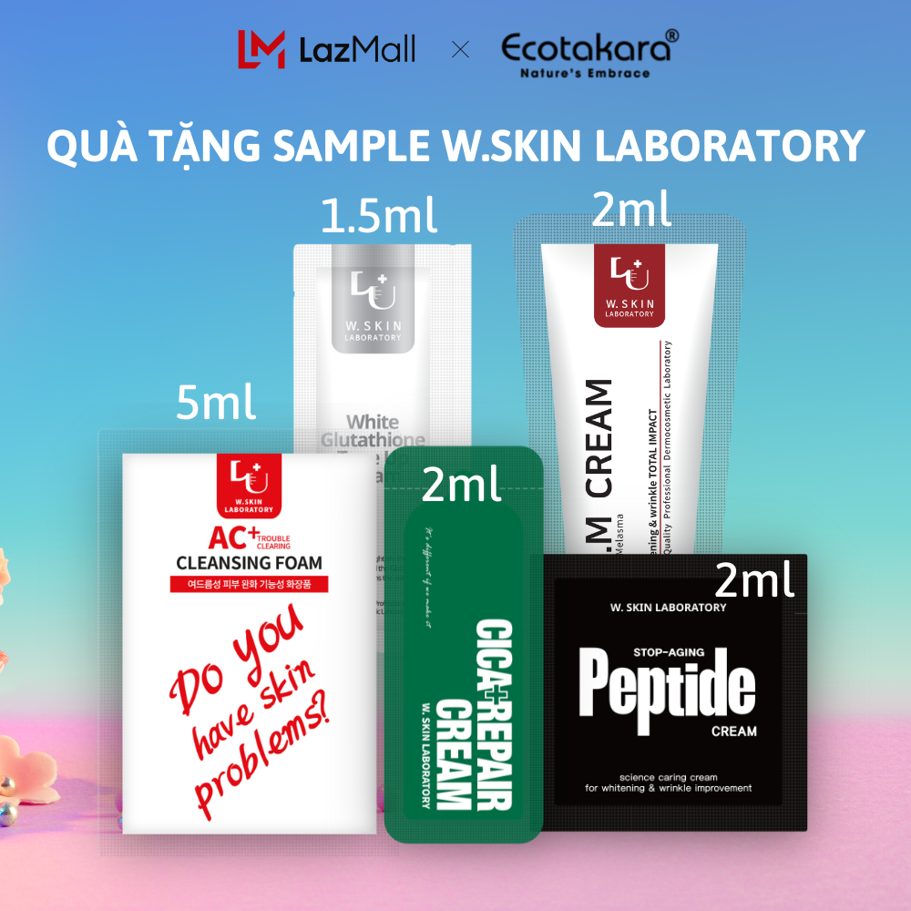 [QUÀ TẶNG] 5 Sample dưỡng da W.SKIN LABORATORY