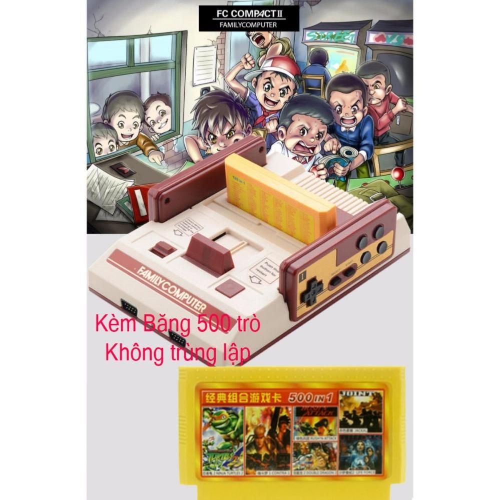 Máy chơi game 4 nút FamilyComputer Có 500 trò không lập lại