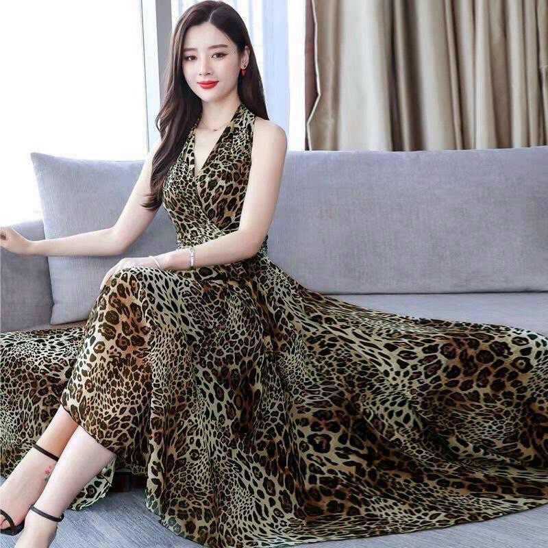ĐẦM XOÈ DA BEO CỰC ĐẸP.