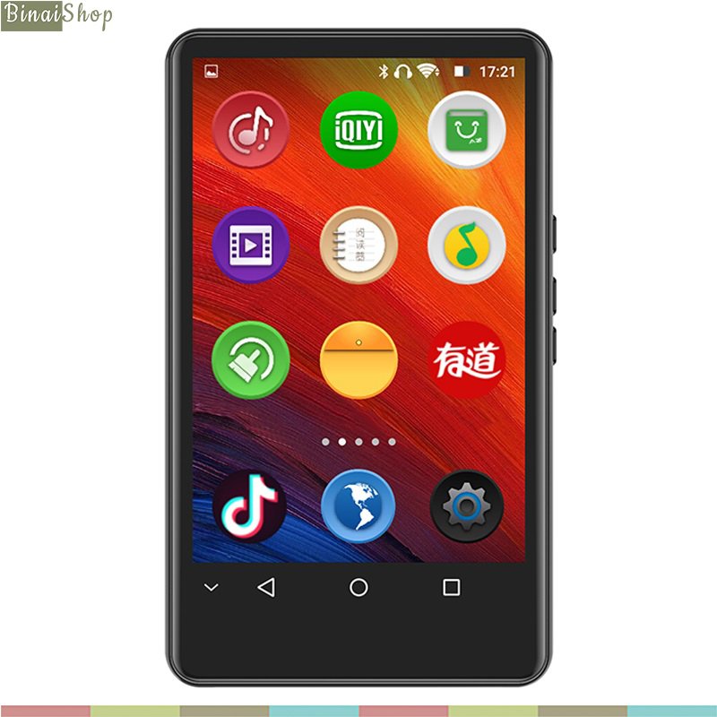 Ruizu H6 - Máy Nghe Nhạc Cảm Ứng Hệ Điều Hành Android 5.1, Kết Nối Bluetooth Wifi, Loa Ngoài (16Gb)