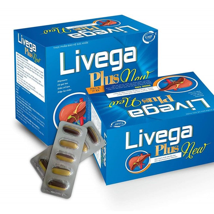 Viên Uống Bổ Gan Livega Plus New- Giải Độc Gan, Bảo Vệ Gan, Tăng Cường Chức Năng Gan - Hộp 60 viên