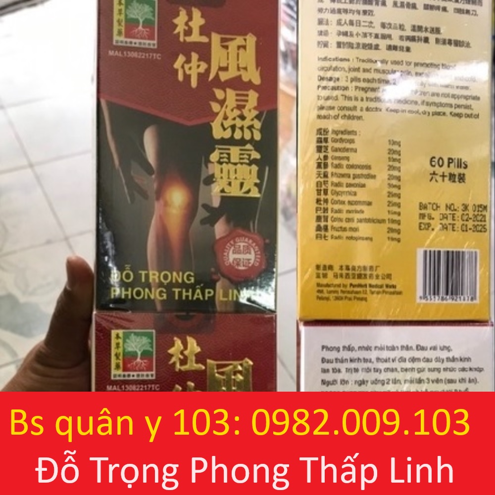 Đỗ Trọng Phong Thấp Linh [hộp 60 viên date mới]