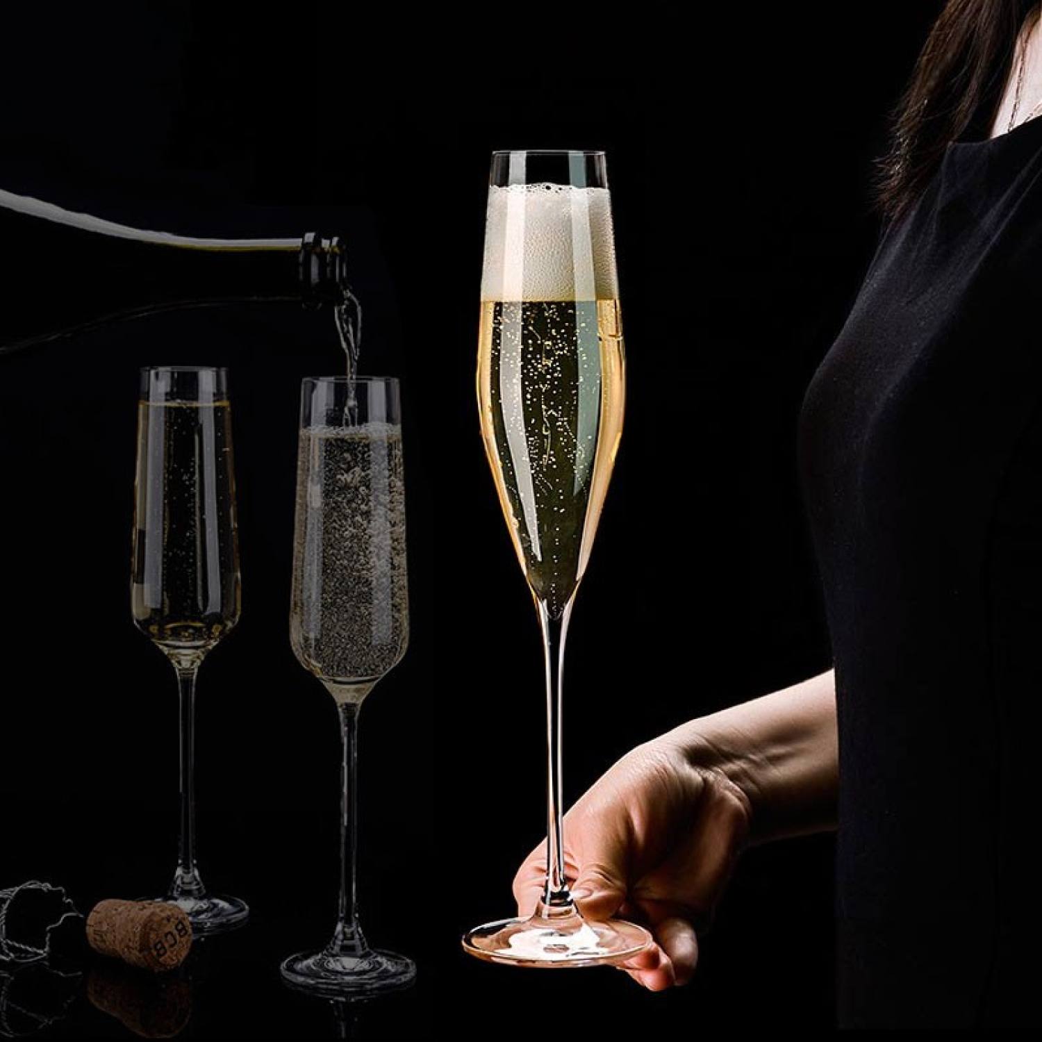 Champagƞe Glass - Ly champagƞe Thủy Tinh