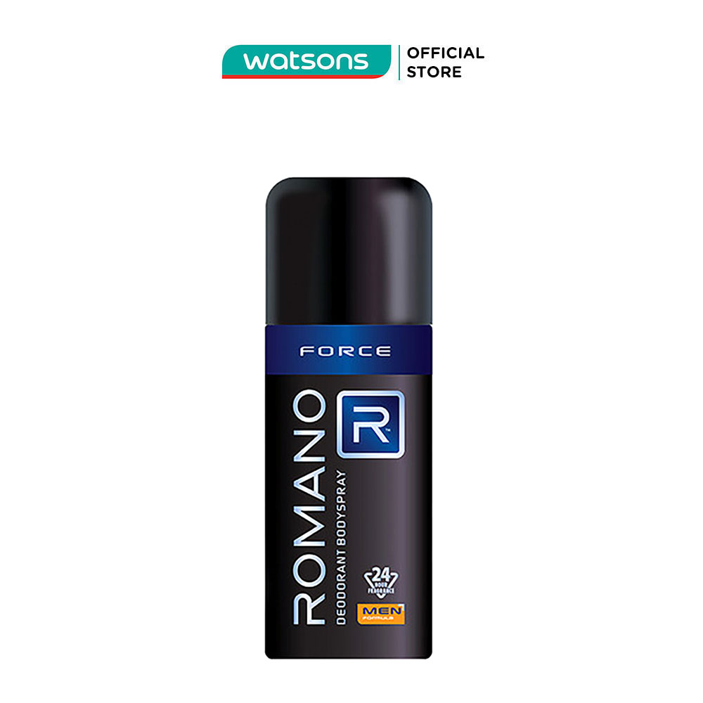 Xịt khử mùi toàn thân cho nam romano force 150ml