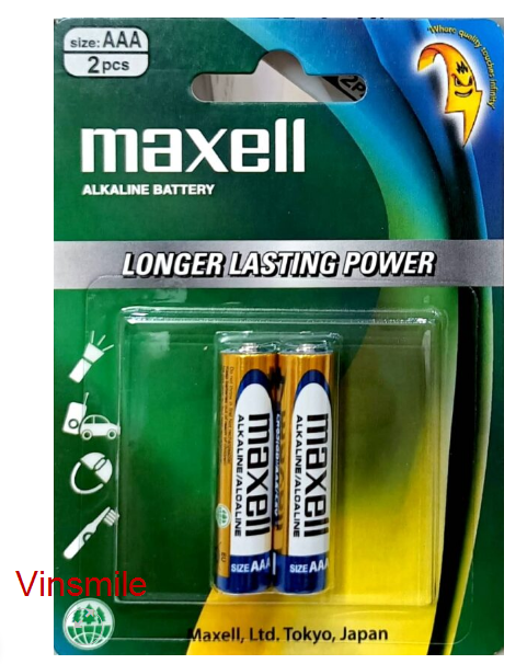 Pin AAA Alkaline Maxell chính hãng ( 10 vỉ 20 viên)