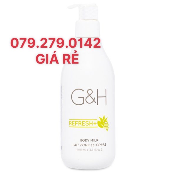 GIÁ SỈ  Sữa dưỡng thể AMWAY G&H 400ml