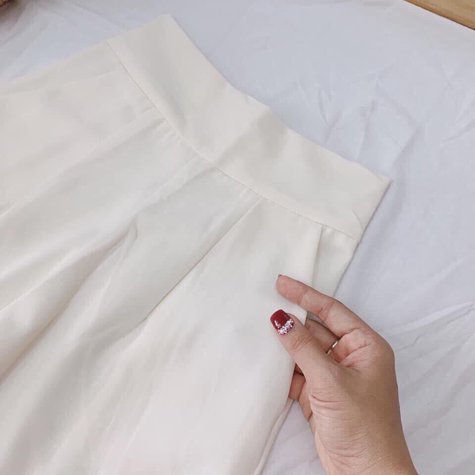 [HCM]QUẦN TRẮNG ỐNG RỘNG