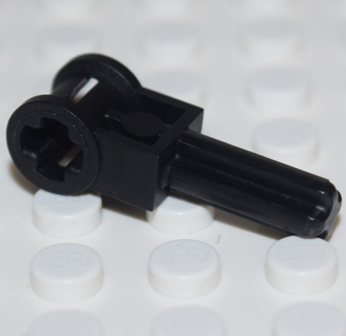 1x new genuine lego black technic pole reverser handle / axle connector id 6553