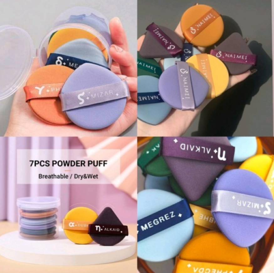 Set 7 Bông Mút tán kem nền, phấn nước BB Cushion