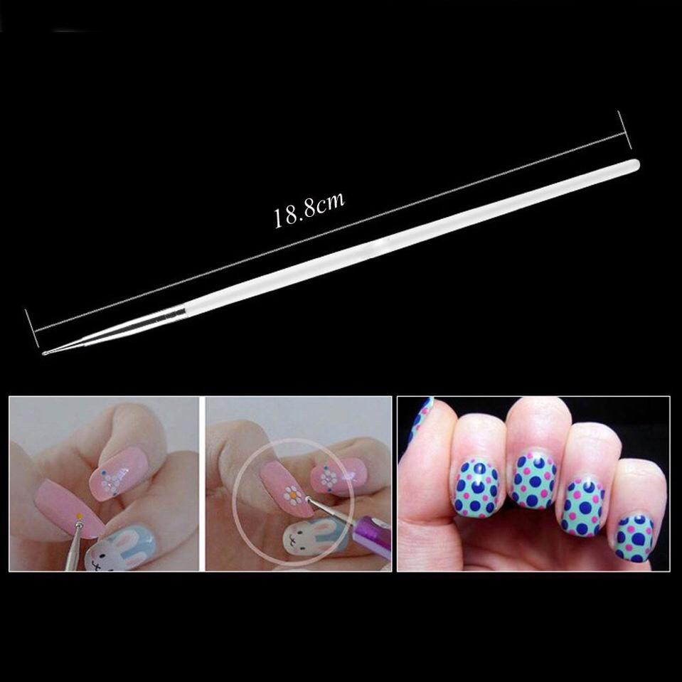 Set 15 Cọ Và Bút Vẽ Móng Chuyên Nghiệp (Màu ngẫu nhiên)
