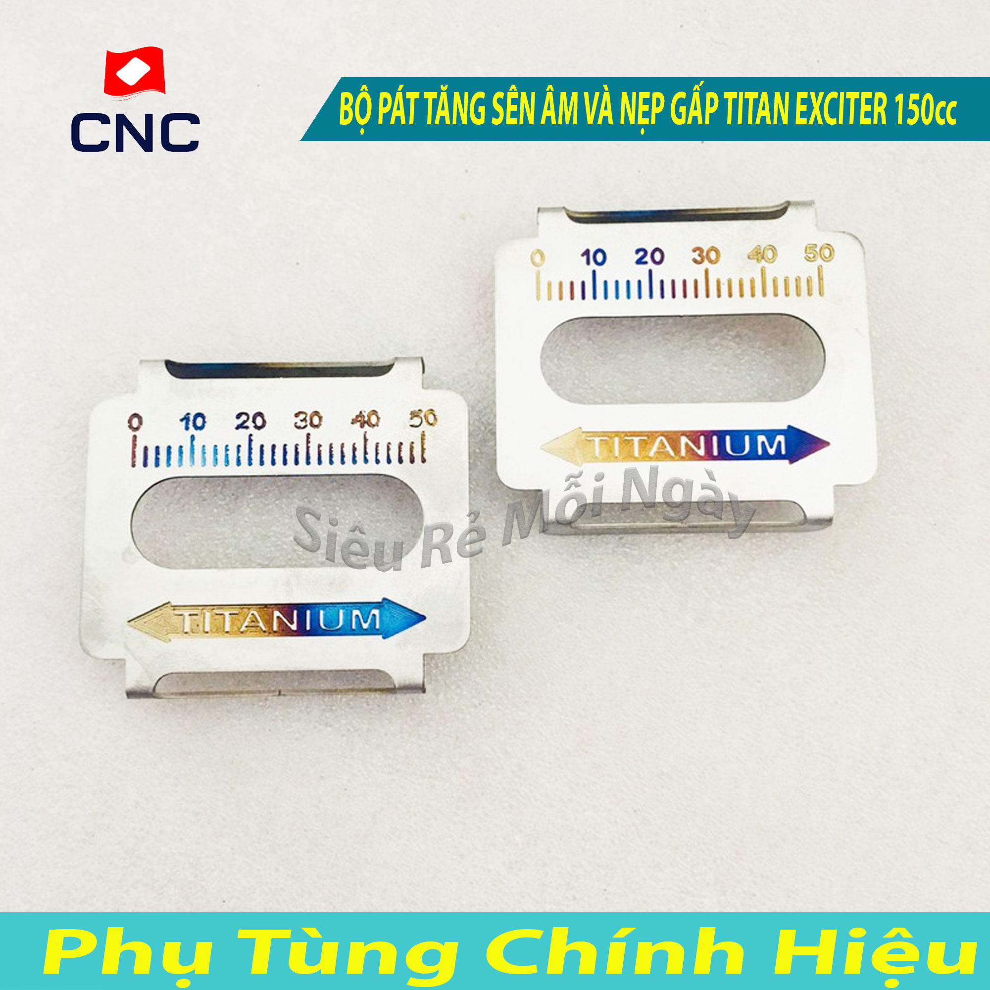 [HCM]BỘ PÁT Tăng Sên Âm và Nẹp Gấp TITAN Exciter 150cc