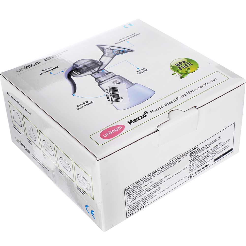 [HCM]Máy hút sữa bằng tay Mezzo Unimom UM880052 (Trắng)