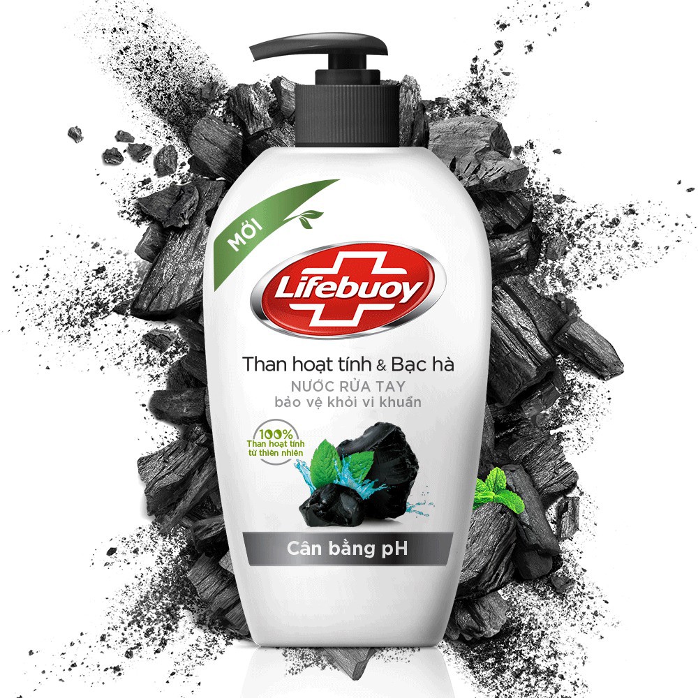 Nước rửa tay Lifebuoy 180g 5 màu lựa chọn