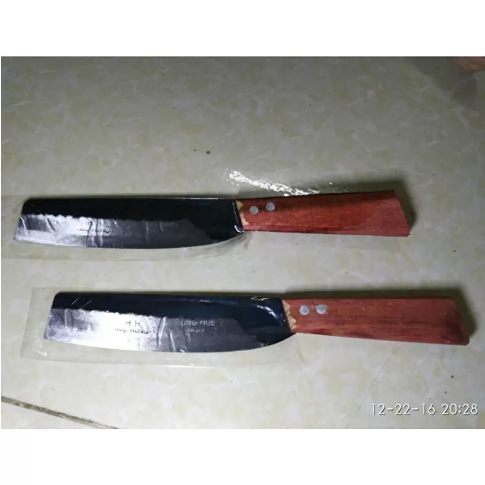 Dao thái thịt thái rau chuôi gỗ