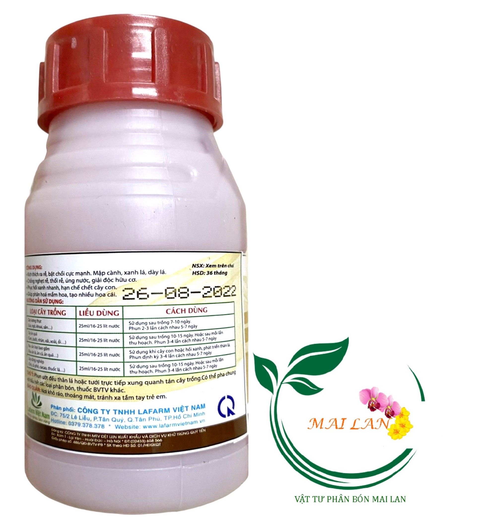 Phân Bón Lân Đỏ Đậm Đặc QT04 - Phân Bón lá Cao Cấp - #293A# 250ml