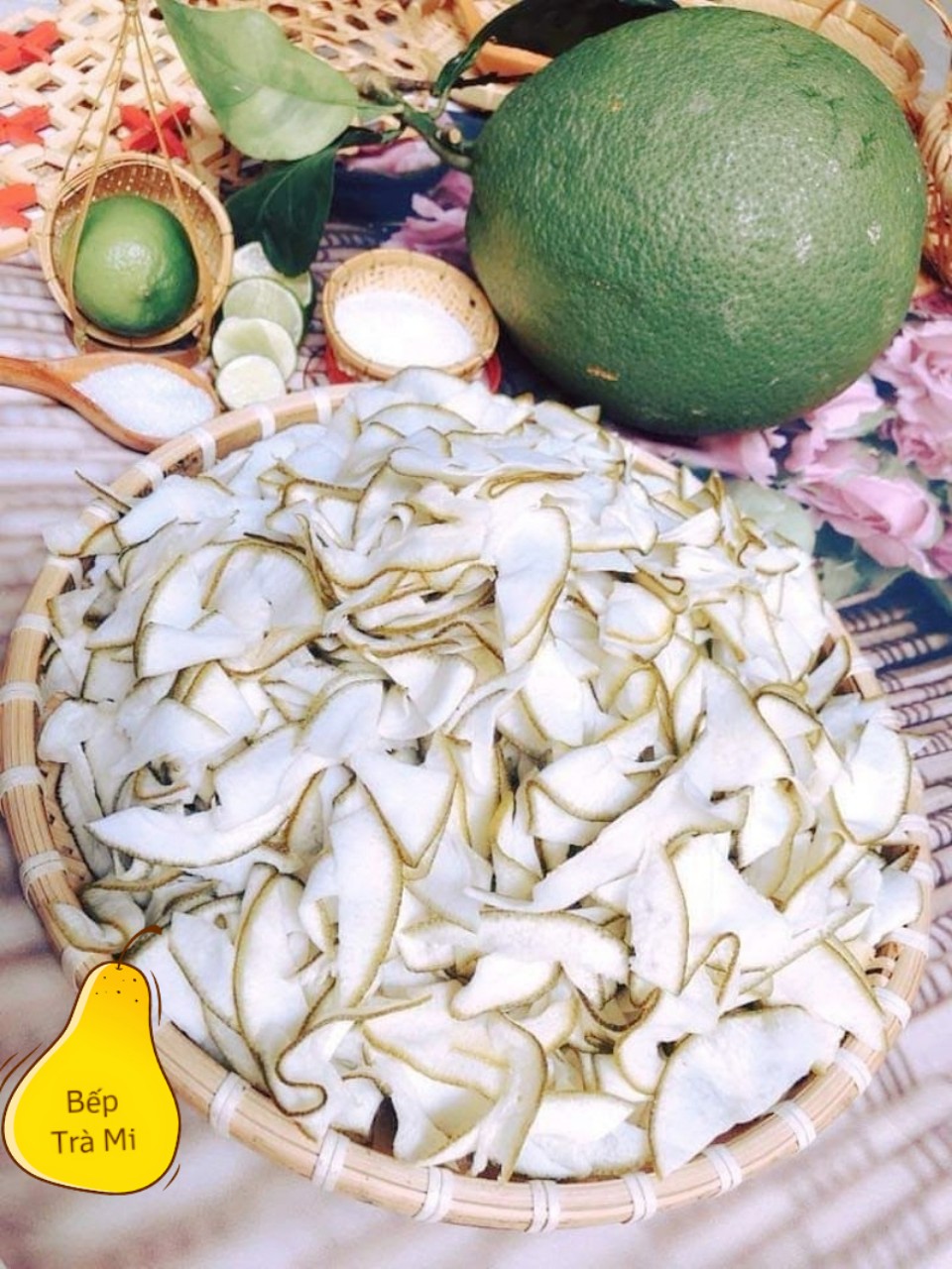 VỎ BƯỞI CHANH MUỐI SẤY GIÒN