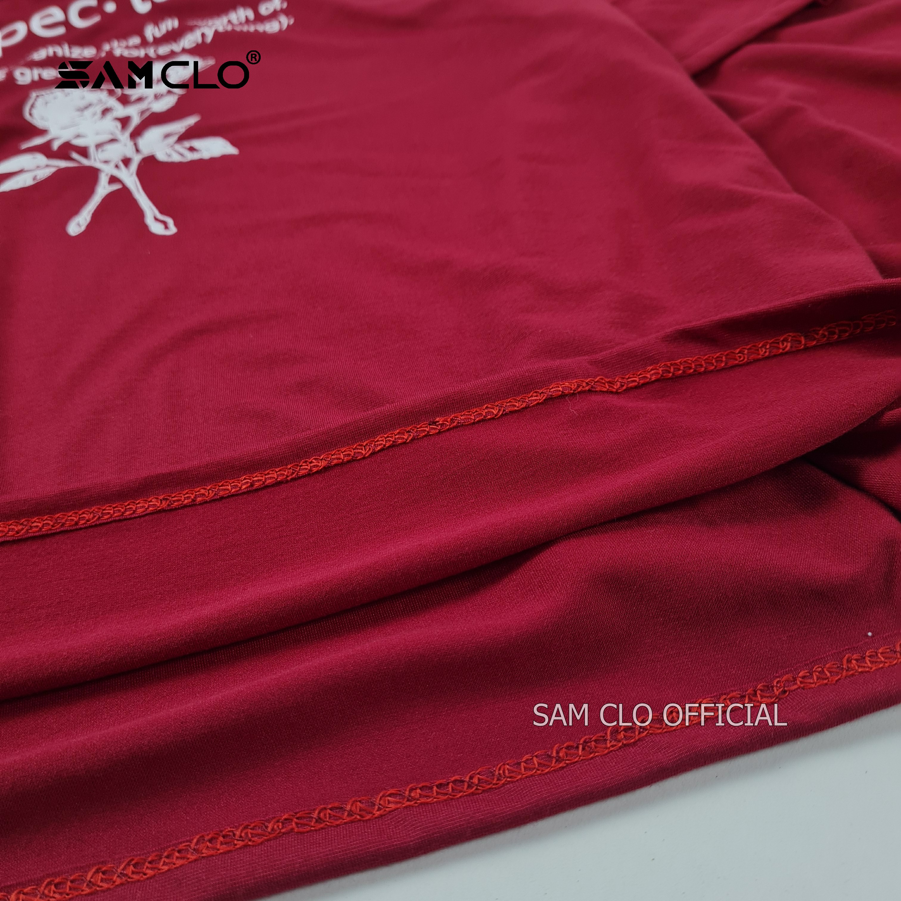 [Hoàn tiền 20%] Áo phông tay lỡ nam nữ SAM CLO form rộng thun Unisex mặc lớp cặp nhóm in hình HOA HỒNG chữ EXPECTATION