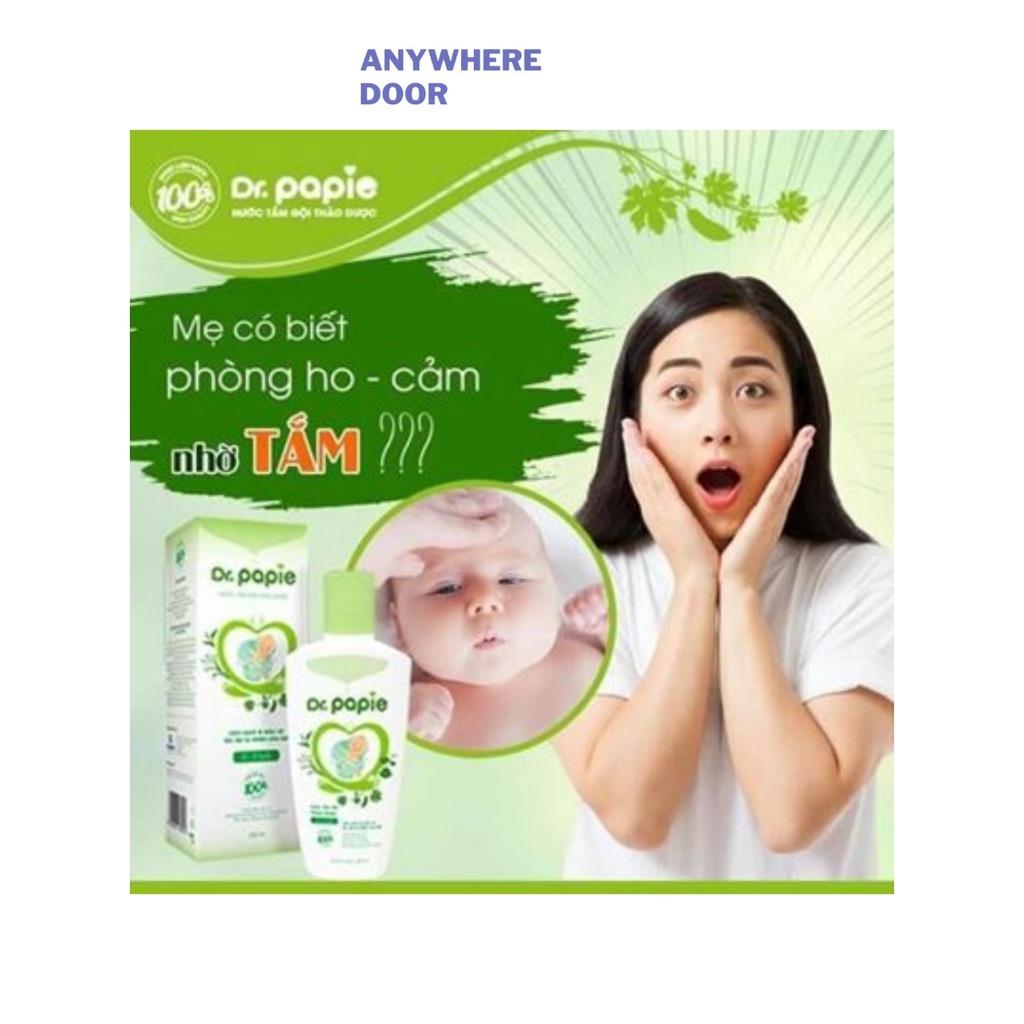 Nước tắm thảo dược Dr.Papie