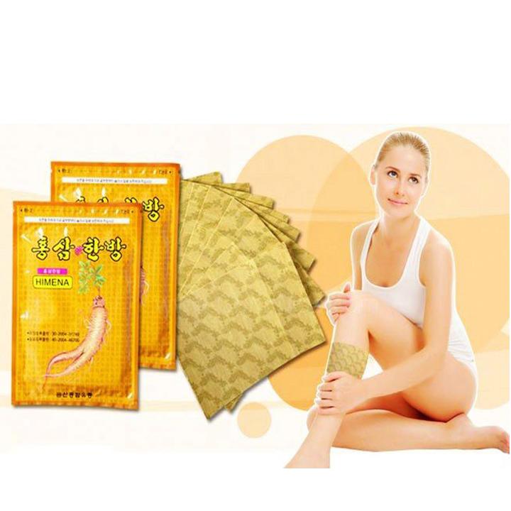 [HCM]Cao Dán Hồng Sâm Gold Insam Giảm Nhức Mỏi 20 miếng