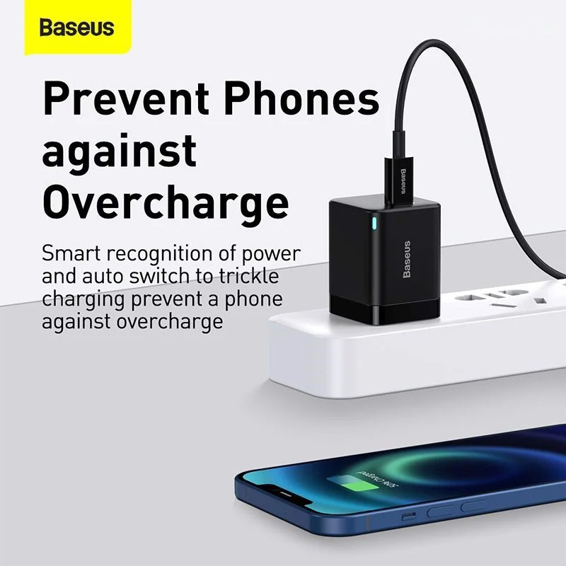 Củ sạc nhanh Baseus Super Si Pro Quick (Type C, 20W/18W, PD/ QC3.0 Quick charger)
