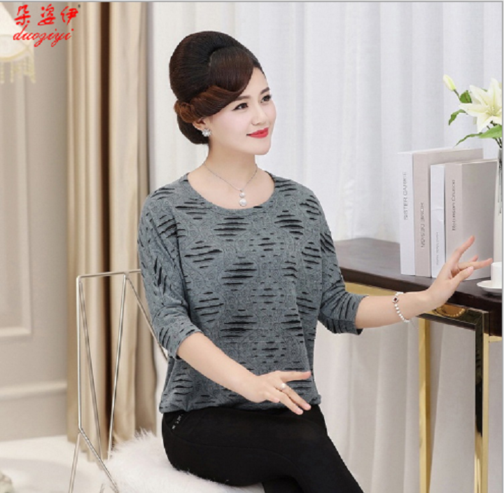Áo trung niên nữ tay lỡ