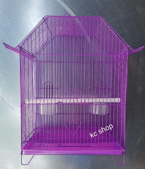 Lồng nuôi chim khuyên mái tàu 35x39x23cm