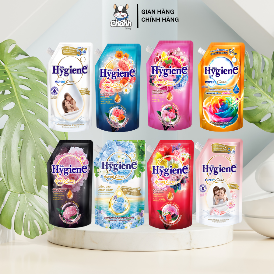 Combo 2 Túi Nước xả vải Hygiene Lớn 1100ml