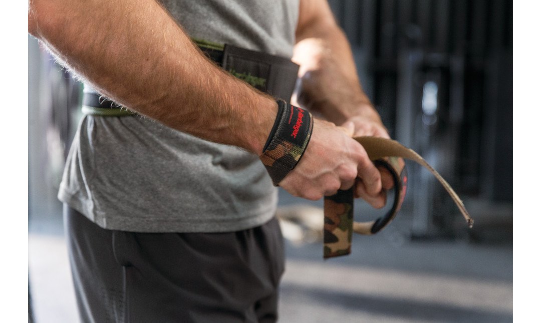 Dây Kéo Lưng Harbinger Padded Cotton Lifting Straps Camo