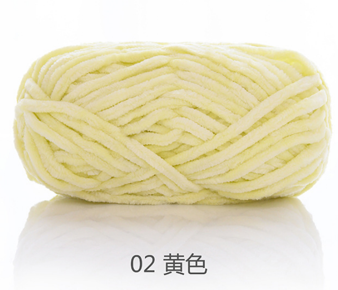 Len nhung Chenille cuộn 100g