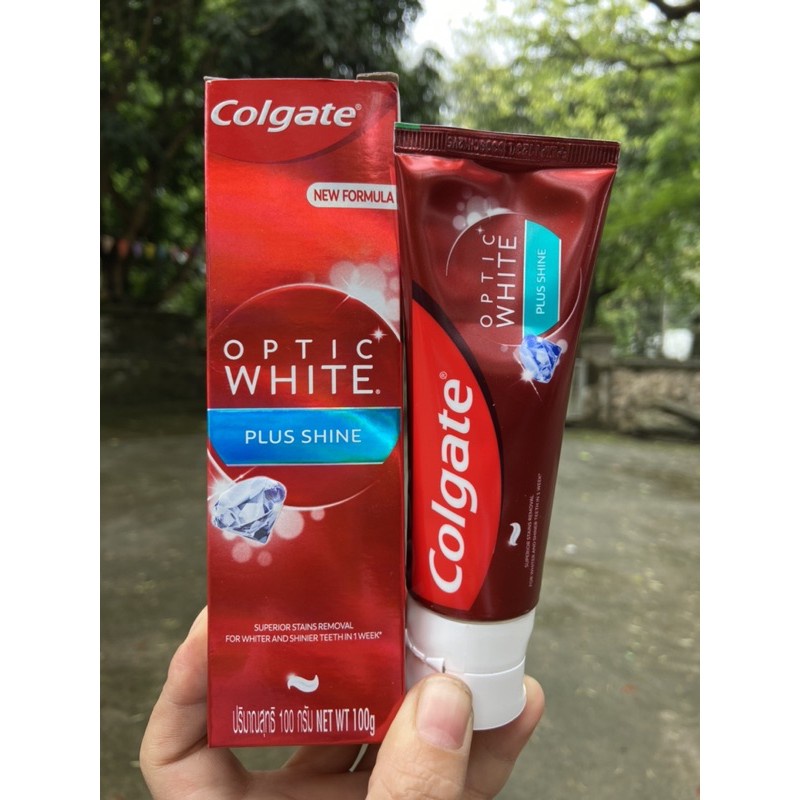 Toothpaste Colgate Optic White plus shine/sparkling white 100g cream Colgate