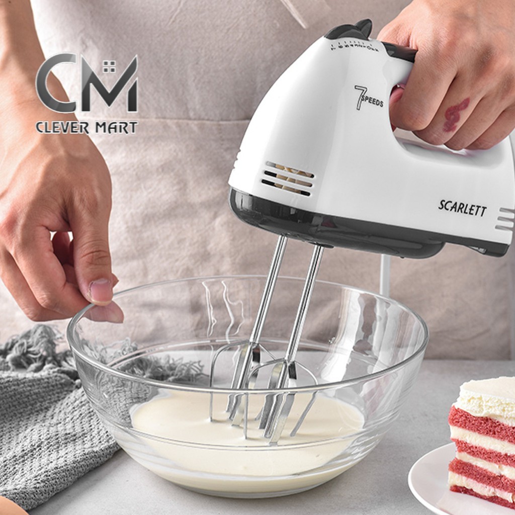 [HCM]Máy Đánh Trứng Cầm Tay Mini Cao Cấp Với 7 Tốc Độ Cực Mạnh